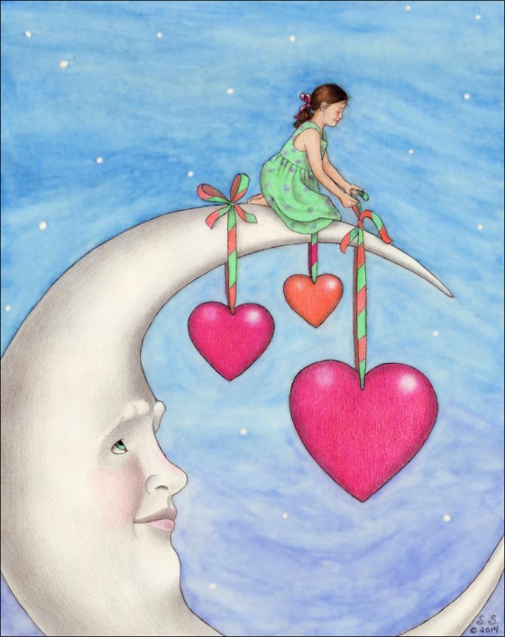 I Heart the Moon 12014 © Sue Shanahan. All rights reserved.