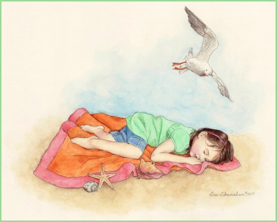 Click to purchase signed prints of  "Beach Dreams"